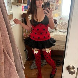 Leg Avenue Red and Black Polka Dot Costume Lady Bug costume